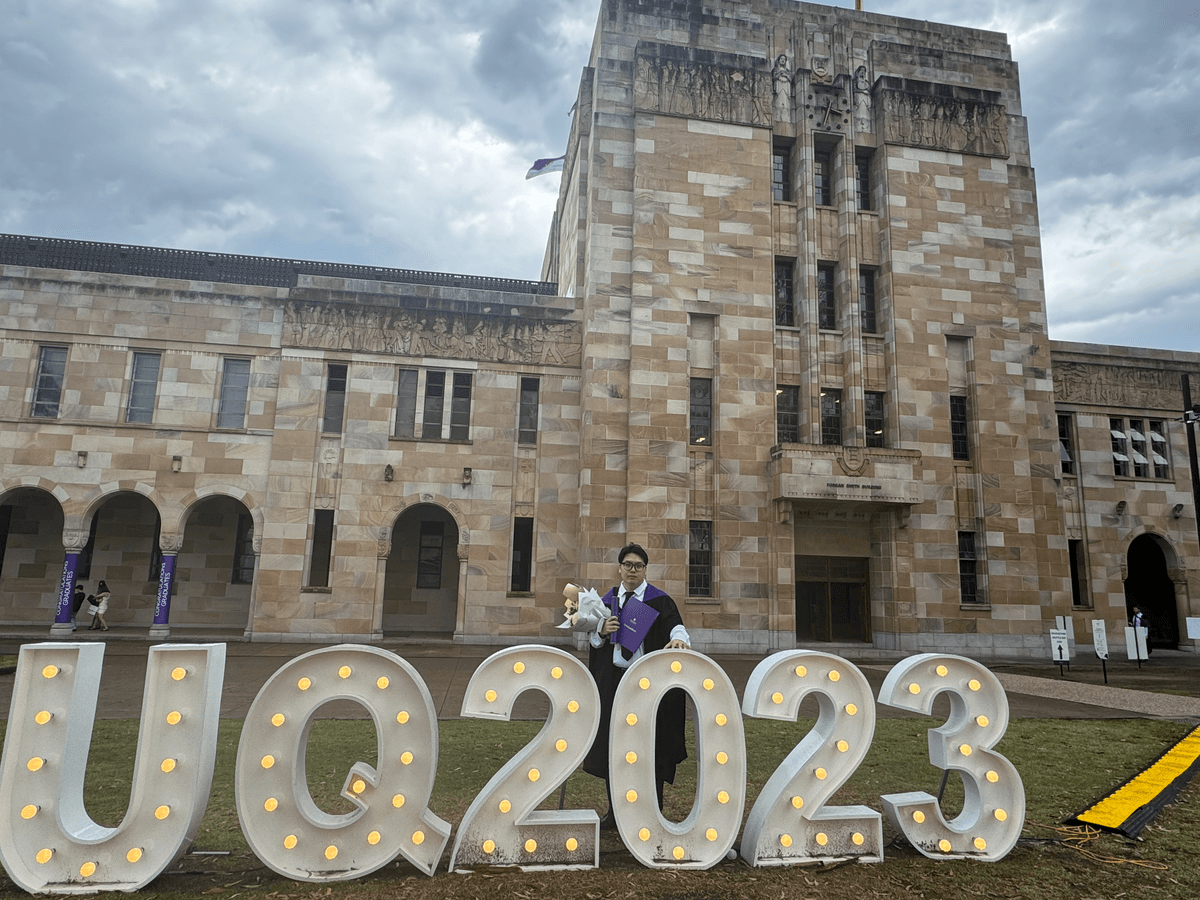 Read Master of IT at University of Queensland (Got degree in 2023 NOV)